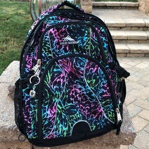 Multicolor Cheetah Print Backpack